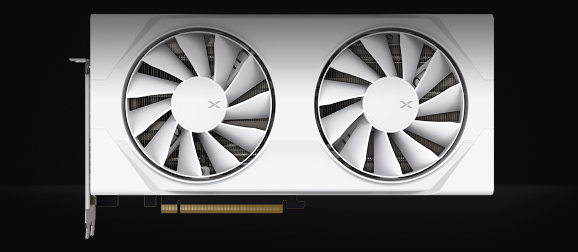 XFX Swift AMD Radeon RX 9060 XT OC White Gaming Edition with 8GB
